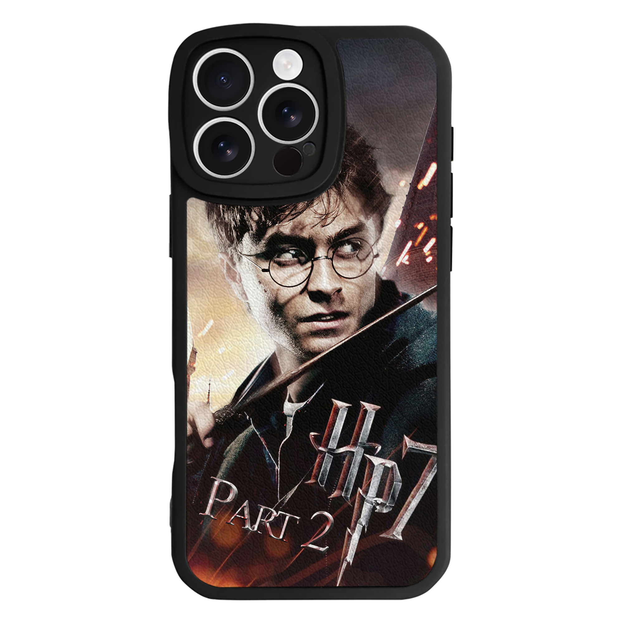 （画像用） Harry Potter ハリー・ポッターシリーズ 【iPhone 16シリーズ対応】シリコンスマホケース（レザー調） 材質：シリコン